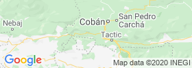 San Cristobal Verapaz map